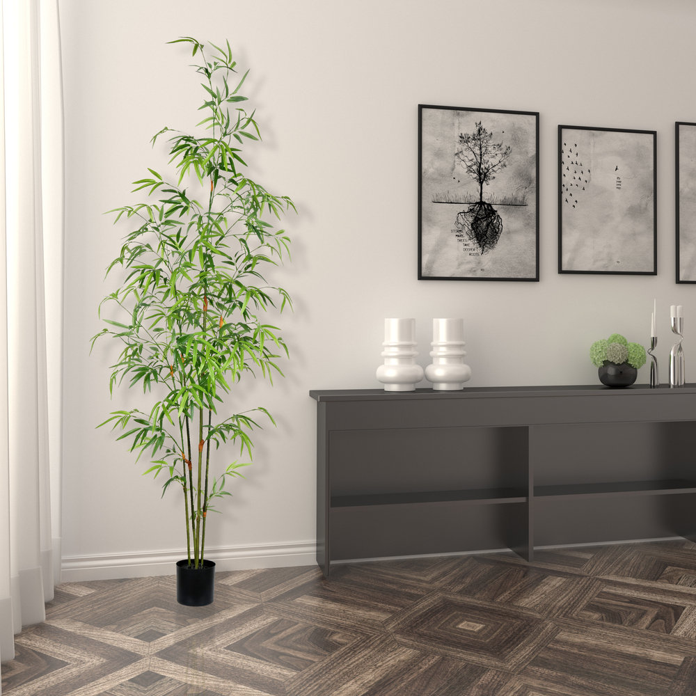 Faux Tree in Pot, 84" H x 26" W x 26" D