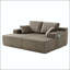 Canapé modulaire en U 130 po avec velours côtelé et ressorts-132516698