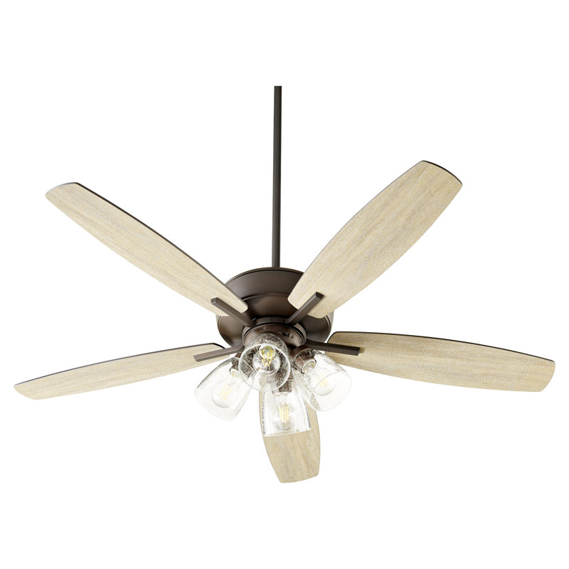 Aromas 52'' Ceiling Fan with LED Lights, Oiled Bronze
