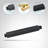 Single-Handle 2-Spray Square High Pressure Shower Faucet With 16" Ceiling Shower Head In Black(Valve Included)-103528593