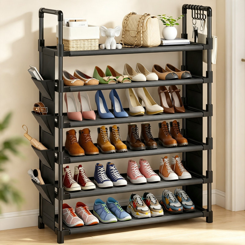 24 Pair Shoe Rack