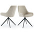 Upholstered Office Chair With High Backrest Task Chair For Office And Conference Rooms (set Of 2)