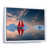 White Floater Framed selected