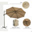 Breylee 300cm Cantilever Parasol-1171873013