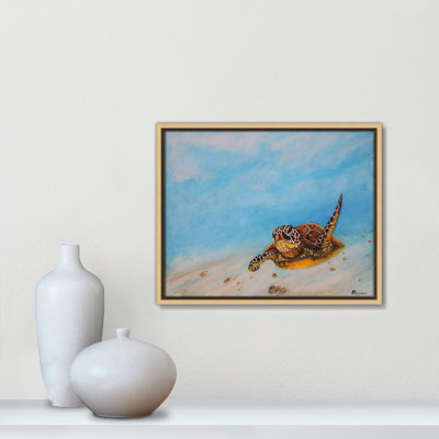 Rashebia Sea Turtle Print by Mike Ragan for