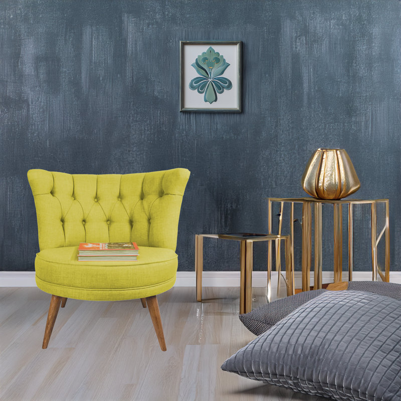 Chaise d'appoint Wym, Jaune