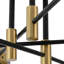 Glass Bubble Sputnik Semi Flush Chandelier-1461549846
