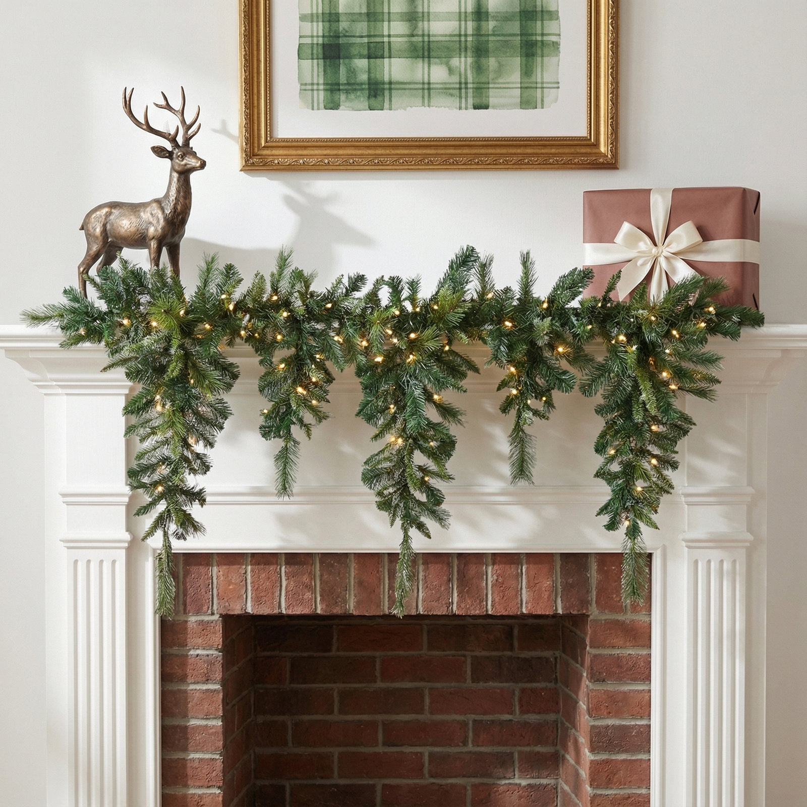 5' Lit Belgium Mix Icicle Garland