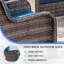 Canapé 3 places + 2 chaises pivotantes + 2 repose-pieds + 1 table d'appoint-291736000-291736014