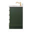 Meuble-lavabo simple 24 po avec plateau en marbre Fiona-627166257