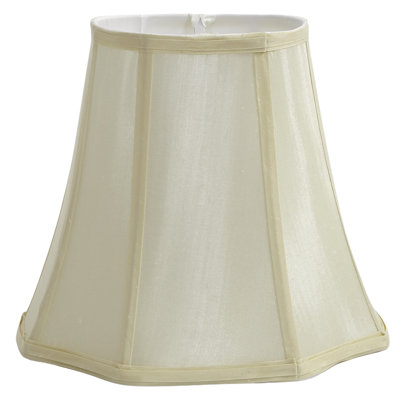 Bell Silk Lamp Shade ( Screw On ) in Cream