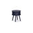 3-Piece Platform Bed Set with 1 Mid Century Bed and 2 Small Nightstands - Reliable and Durable Manufacturing - Denim Blue Linen Fabric-20742780-88016228