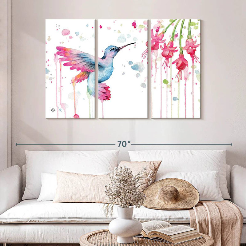 Jardin de colibris Brampt, H 32 po x l 50 po