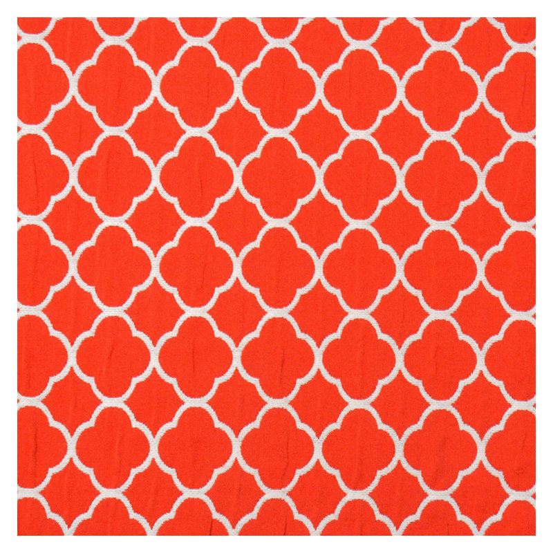 Tissu quadrilobe, Rouge / blanc