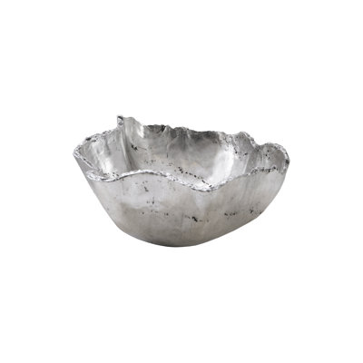 Resin Composite Bowl, Silver Leaf, Small