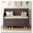 Rustic Solid Wood Entryway Storage Bench with Safety Hinge and Removable Cushion-1485984329