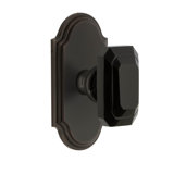 Grandeur Concealed Screw Mechanism Geometric Knob with Arch Rosette