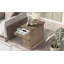 Table basse en bois massif avec rangement-873462573
