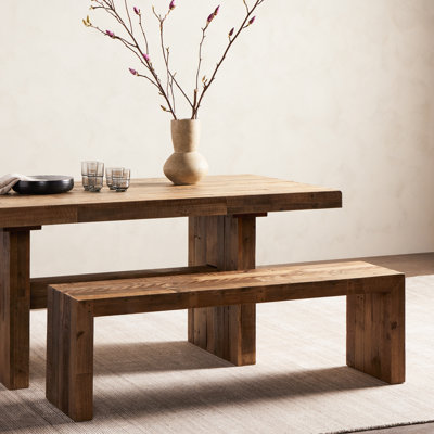 Banc en bois massif Adene