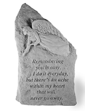 Weather Resistant Concrete Religious & Spiritual Memorial Plaque/Stone