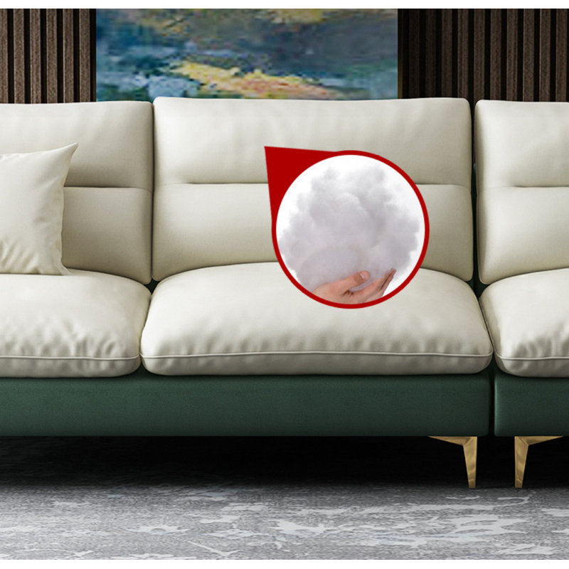 Canapé Nordic, H 37,4 po x l 123,23 po x P 35,43 po, 4