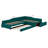 Upholstered Double Daybed With Trundle And Drawer-1289605678