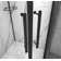 36 In. W x 36 In. D x 75 In. H Framed Round Shower Enclosure
