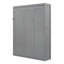 Lit escamotable mural avec tablettes de rangement-1630294612