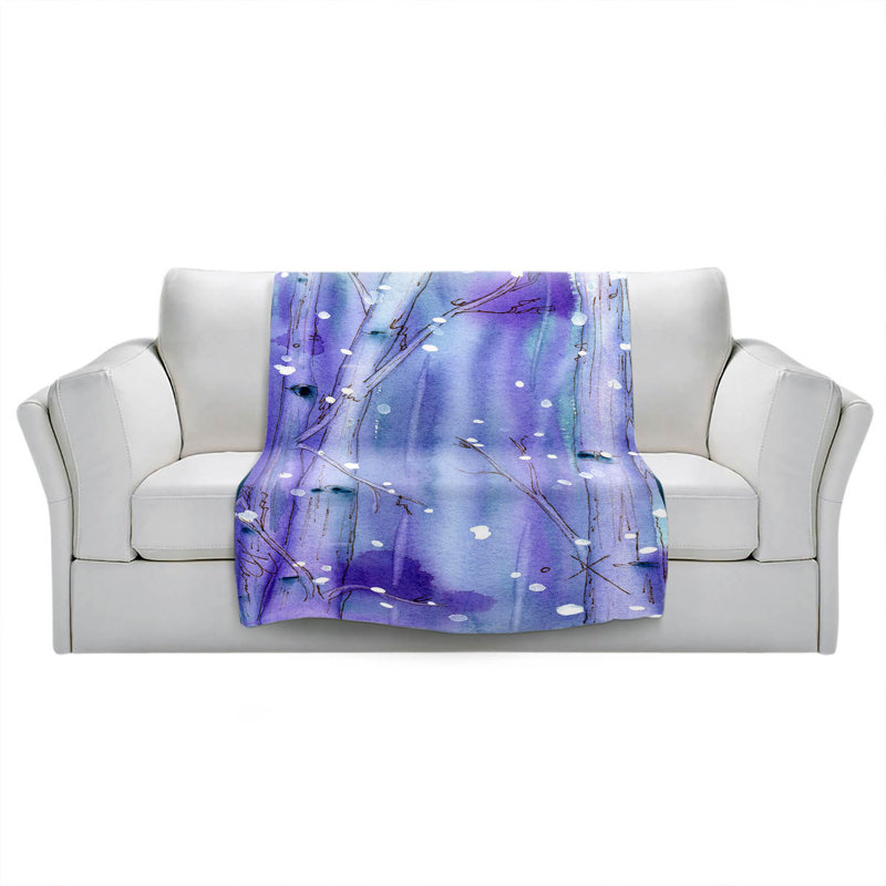 Hand Woven Throw Blanket, 51" x 60"