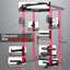 Cage de rangement Power Squat, machine à câble 2000 lb