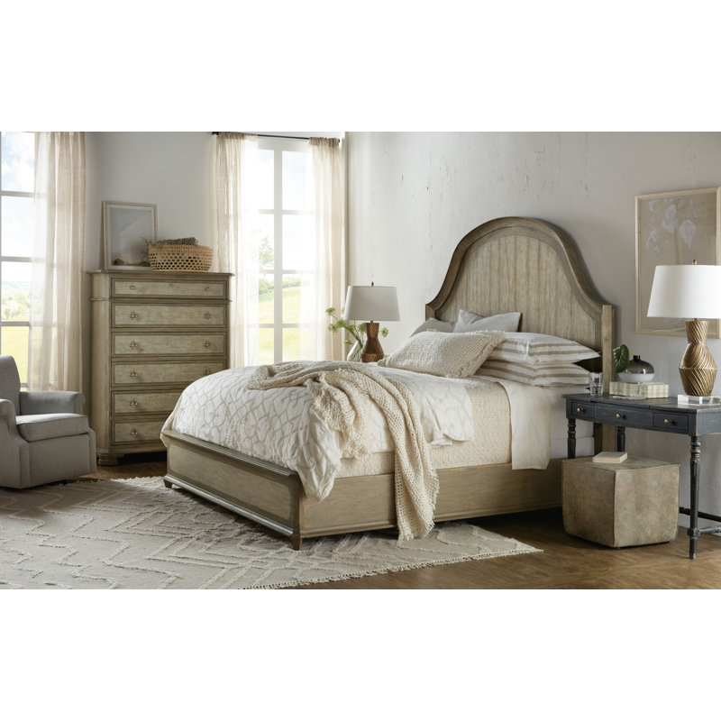 Alfresco Lauro Panel Bed with Metal, King