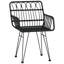 7 Piece Garden Dining Set Poly Rattan-1832395499