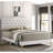 James White Upholstered Queen Panel Bed