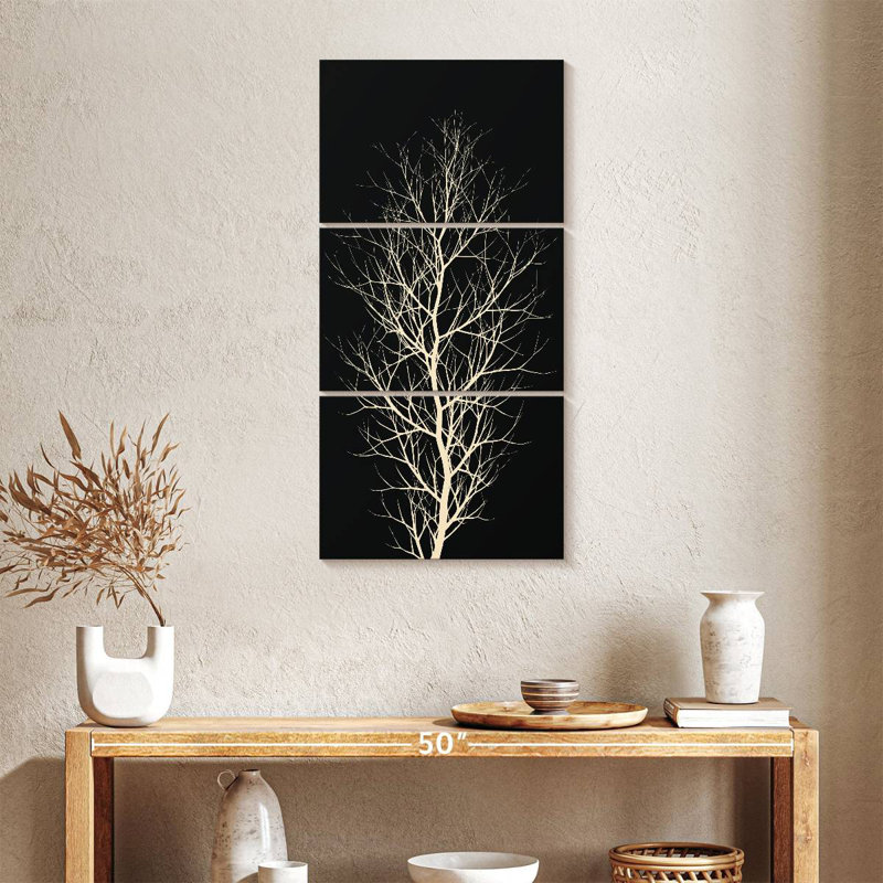 Arbre blanc, H 38 po x l 18 po