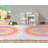 Asusena Crescent Rainbow Modern Multi Color Flat-Weave Kids Rug-69875968