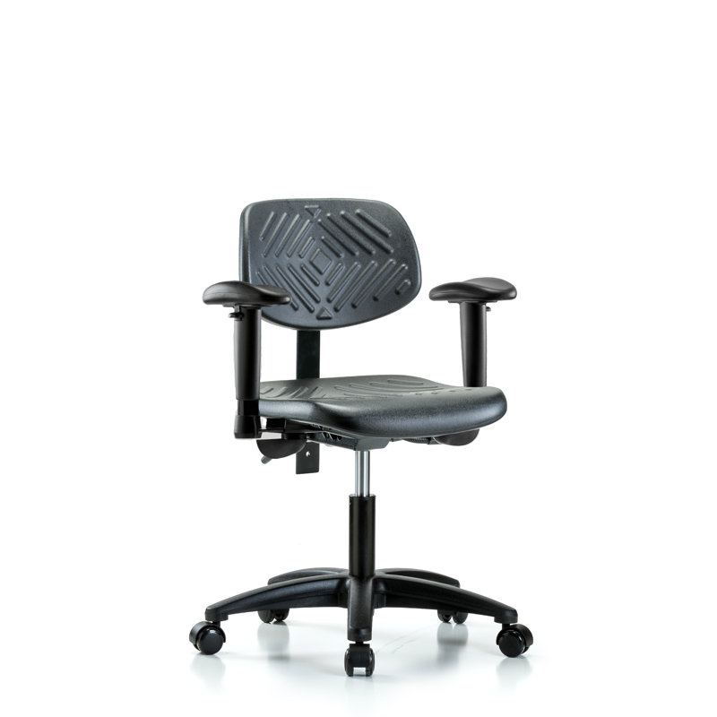 Maribel Task Chair with Headrest, Casters, Not Included