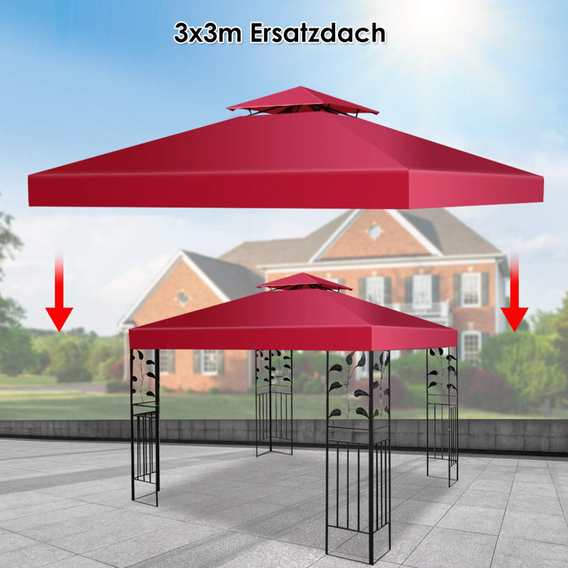 Callery Dakota Fields Polyester Replacement Canopy, Red