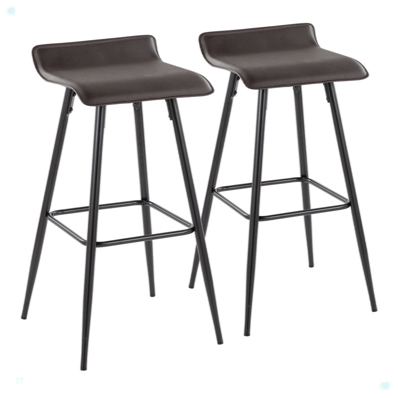 Tabouret de bar 30 po, Brun
