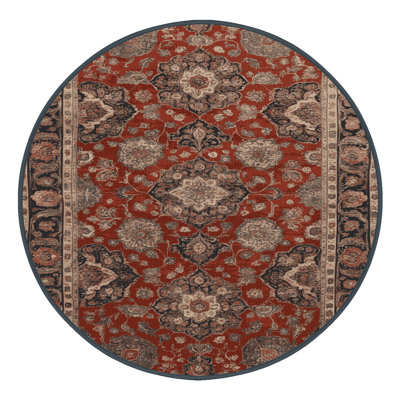 Machine Washable Persian Brown Area Rug