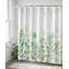 Ensemble de rideau de douche floral Odermatt + crochets
