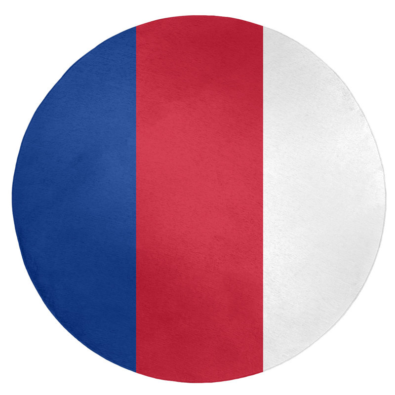 Chenille Indoor Rug, Round 5'