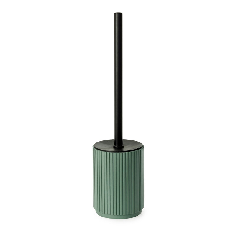 Berkeley Toilet Brush & Holder - White, Green