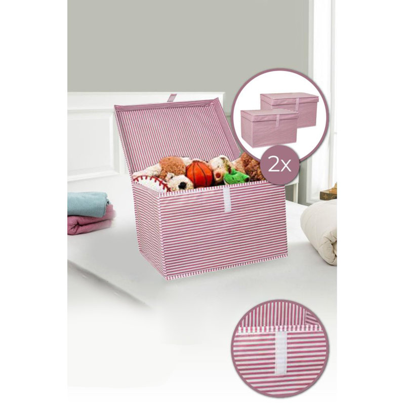 Ensemble de bacs de rangement en tissu