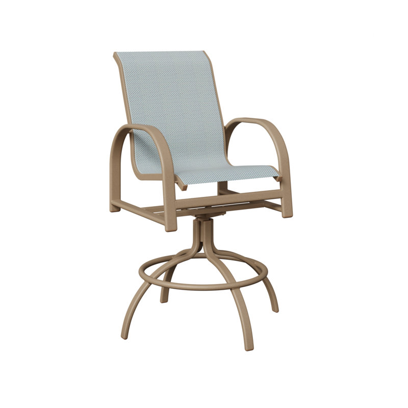 Chaise berçante pivotante Berlin Gardens Murphy Slings, Interlock Calypso, Chêne veiné de bois