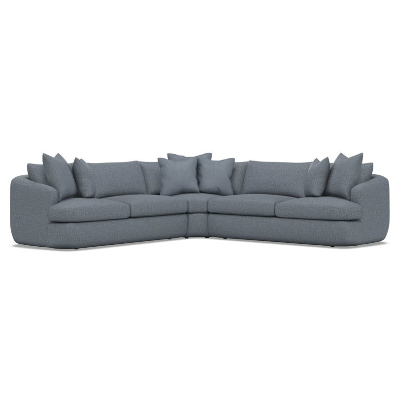 Jules Fabric 3 Pc Sectional, 1697-034