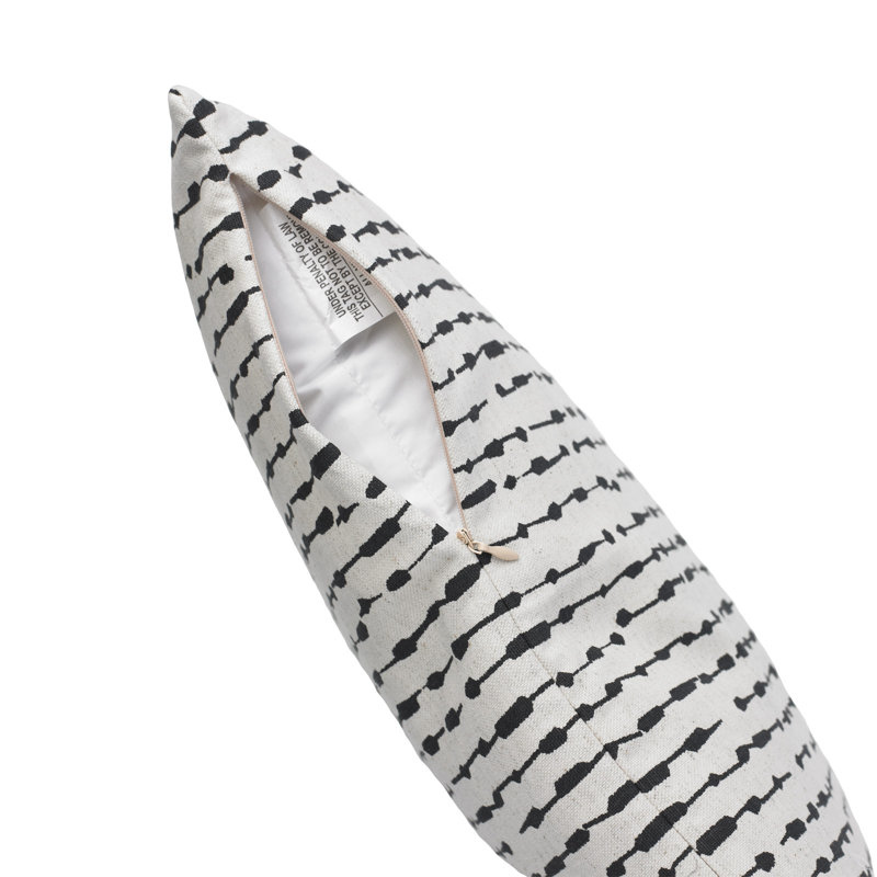 Coussin Banco, 14 po x 48 po, Noir
