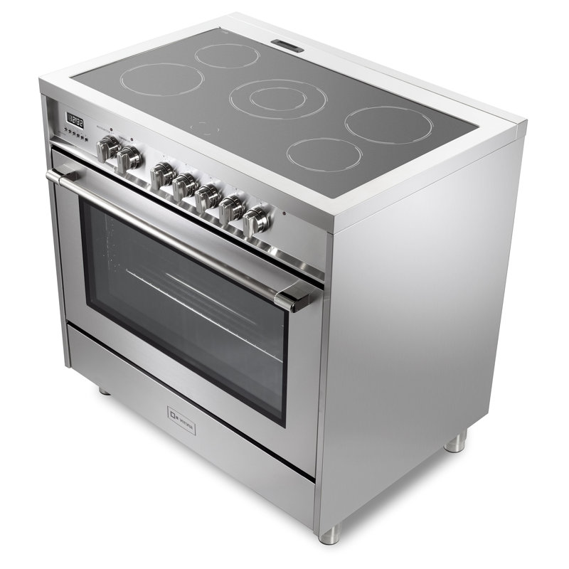 Verona Prima 36" 5 burner Single Electric Range Stainless