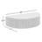 Kristie Half-circle Mango Floating Shelf with Drawer-657414403