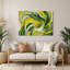 Art mural en métal «Lyrical Abstraction 100 Green»-1868029128