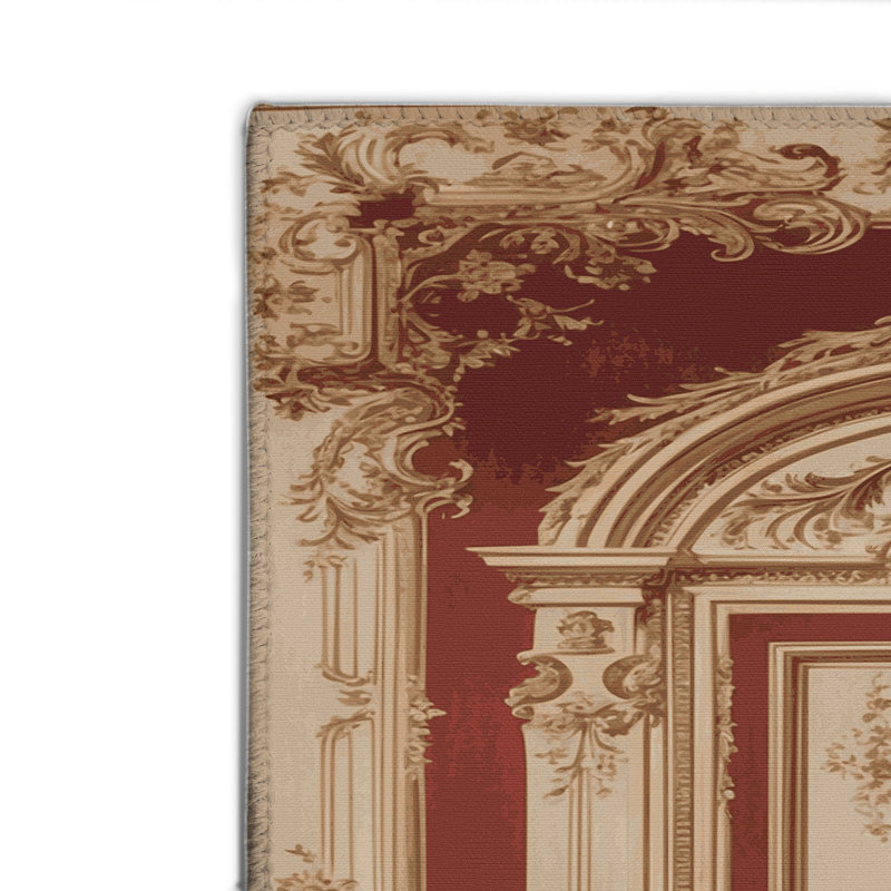 Tapis d'intérieur et d'extérieur brun français